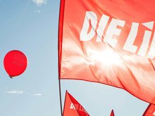 Fahne DIE LINKE